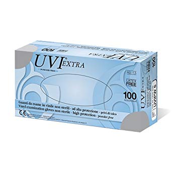 Guanti in vinile senza polvere