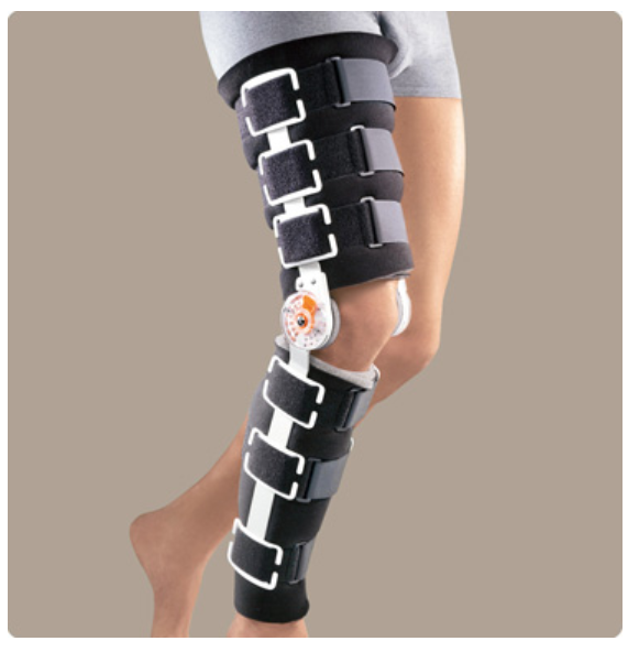 GO UP Ginocchiera post-operatoria a movimento graduato