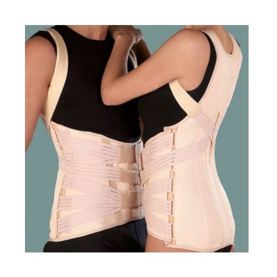 PR1-1336 Sat Donna Busto semirigido con spallacci con tiranti elastici