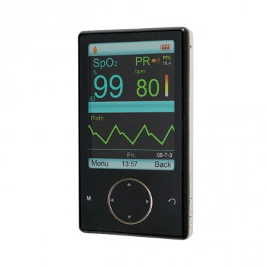 Pulsossimetro portatile palmare con sonde intercambiabili, completo di software