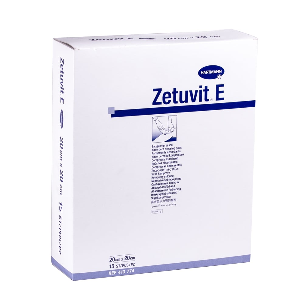 Medicazione sterile, alto potere assorbente con poliacrilati - Zetuvit E (15 pz)